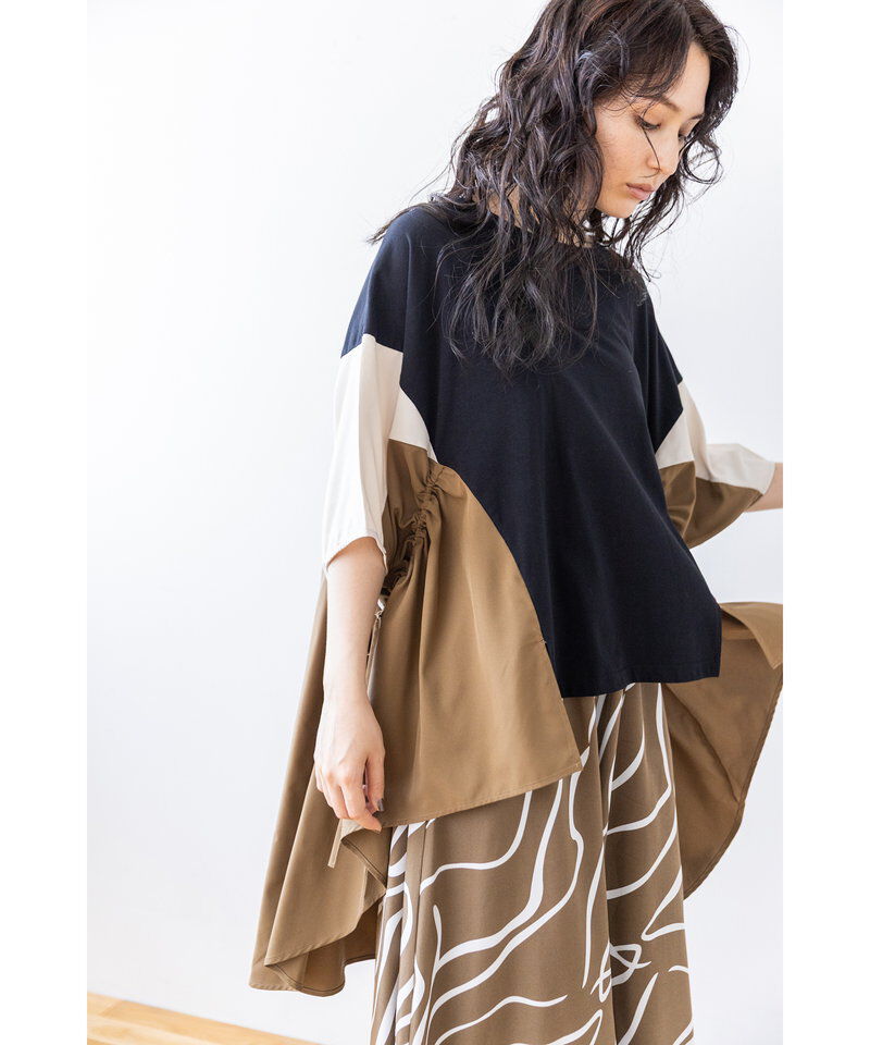  「サイドギャザープルオーバー」|シャツ・ブラウス|