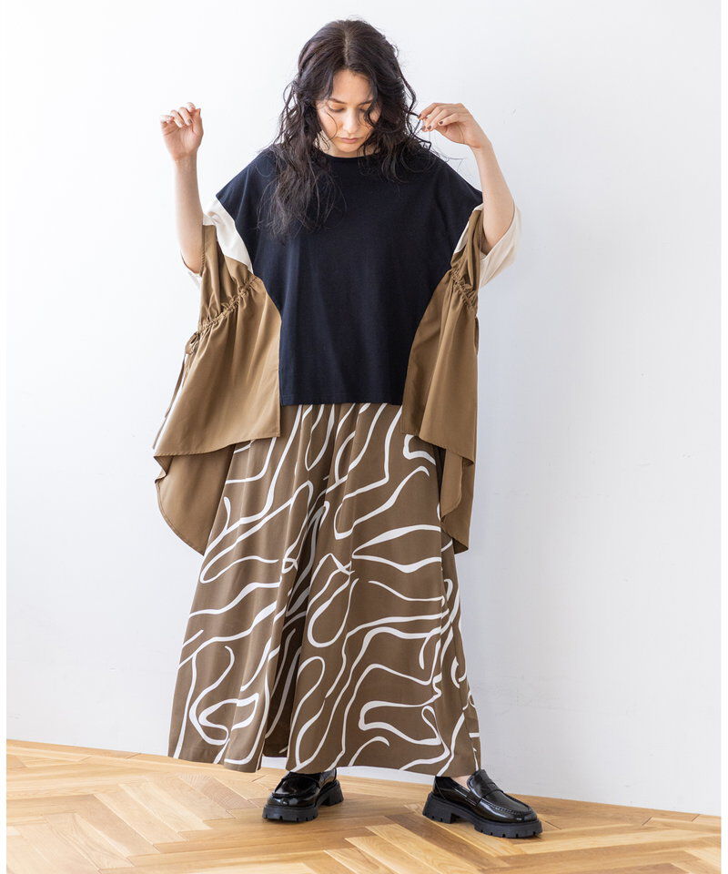  「サイドギャザープルオーバー」|シャツ・ブラウス|