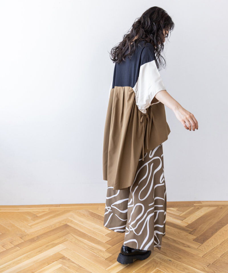  「サイドギャザープルオーバー」|シャツ・ブラウス|