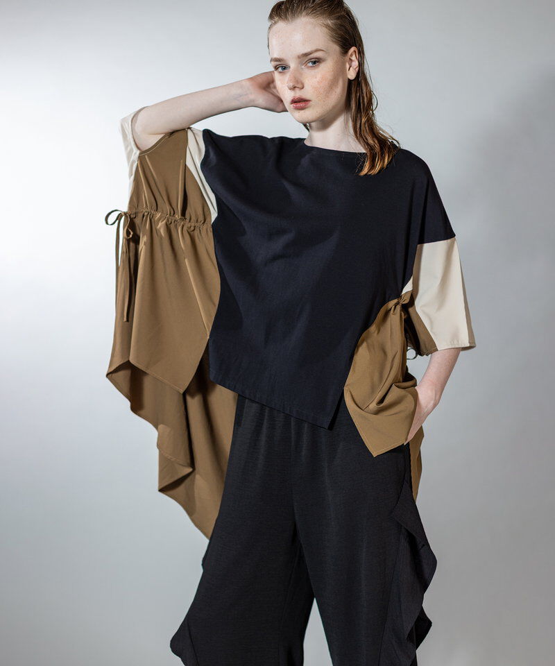  「サイドギャザープルオーバー」|シャツ・ブラウス|