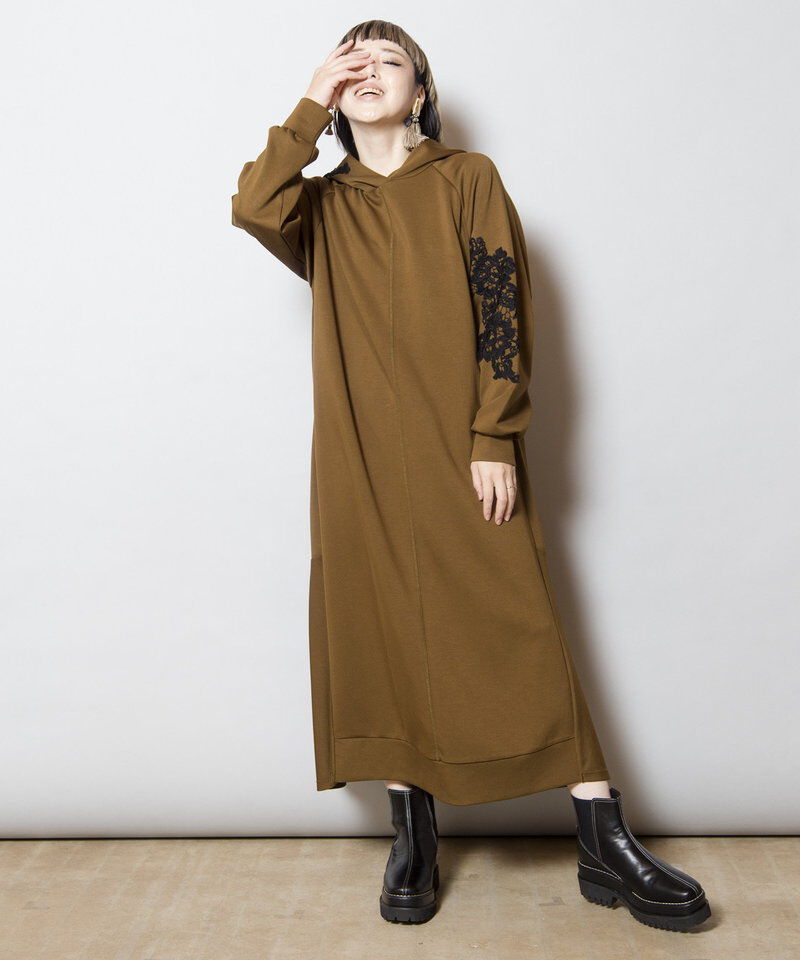  「レースモチーフワンピース」|ワンピース|