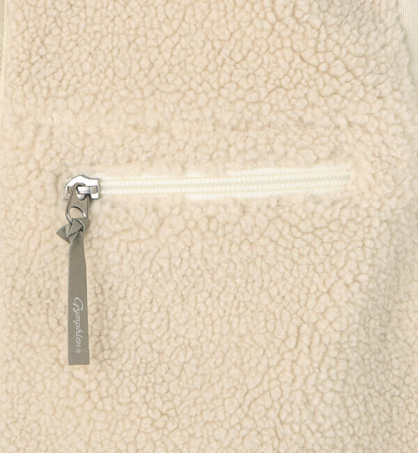 GYMPHLEX「Gymphlex | ライトボア ショートベスト WOMEN」|ダウンベスト・ベスト|