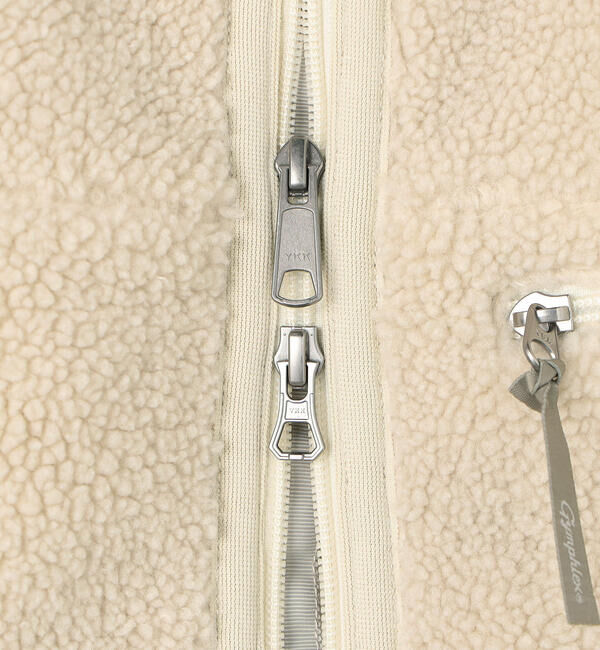 GYMPHLEX「Gymphlex | ライトボア ショートベスト WOMEN」|ダウンベスト・ベスト|