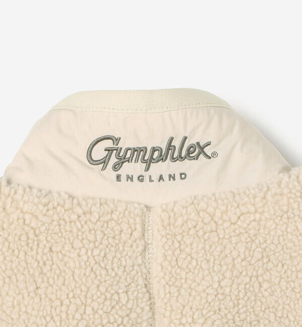 GYMPHLEX「Gymphlex | ライトボア ショートベスト WOMEN」|ダウンベスト・ベスト|