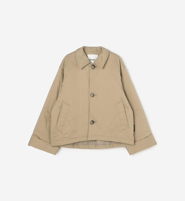 GYMPHLEX「Gymphlex | ツイル ショートコート WOMEN」|ダウン|