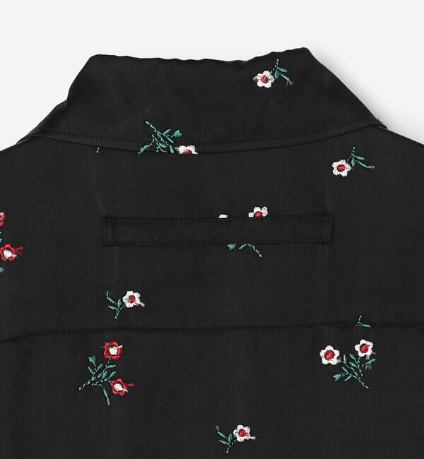  「TICCA | フラワーエンブロイダリー 長袖シャツ WOMEN」|シャツ・ブラウス|