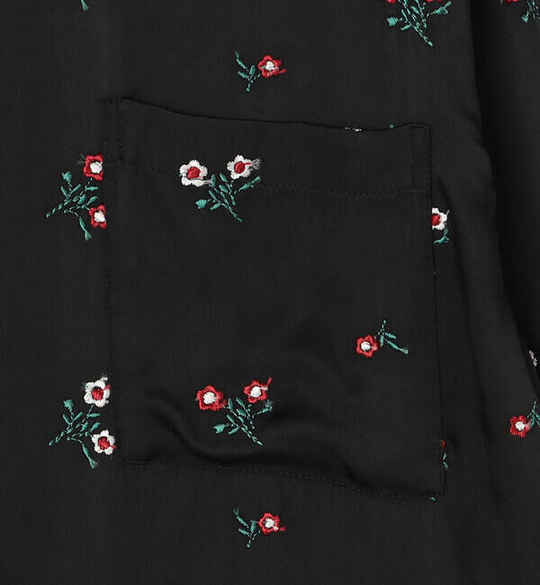  「TICCA | フラワーエンブロイダリー 長袖シャツ WOMEN」|シャツ・ブラウス|