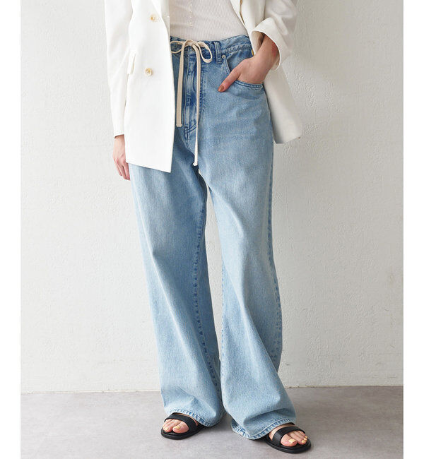  「ドロストデニムパンツ」|チノ|