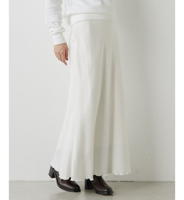  「テンセル(TM)繊維使用ロングスカート」|スカート|