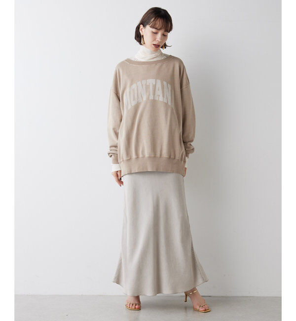  「テンセル(TM)繊維使用ロングスカート」|スカート|