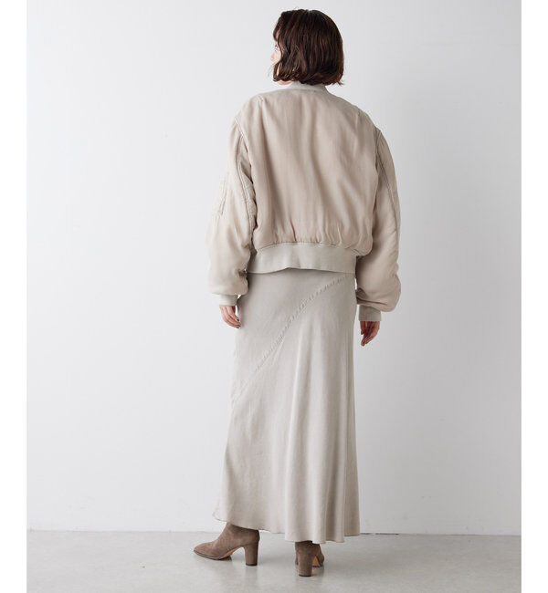  「テンセル(TM)繊維使用ロングスカート」|スカート|