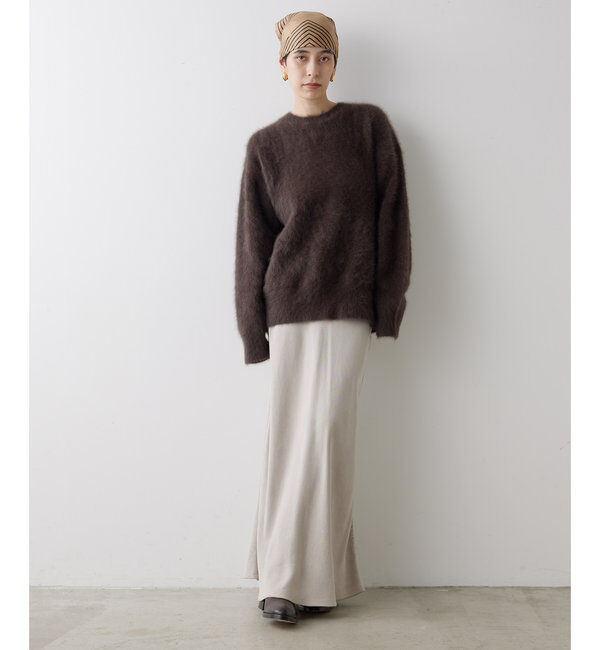  「テンセル(TM)繊維使用ロングスカート」|スカート|