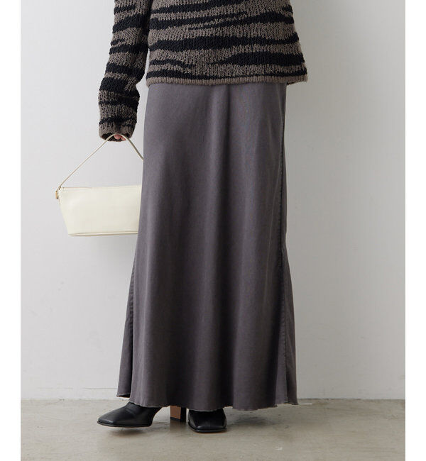  「テンセル(TM)繊維使用ロングスカート」|スカート|