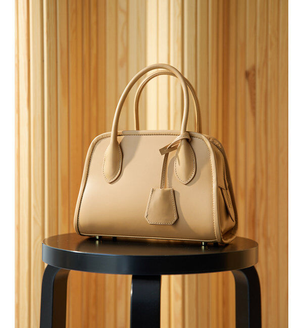 Hoaw.「【Hoaw.】ミニボストンバッグ2」|トートバッグ|キャメル