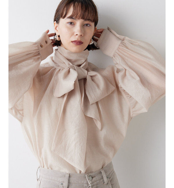  「オーガンザボウブラウス」|シャツ・ブラウス|