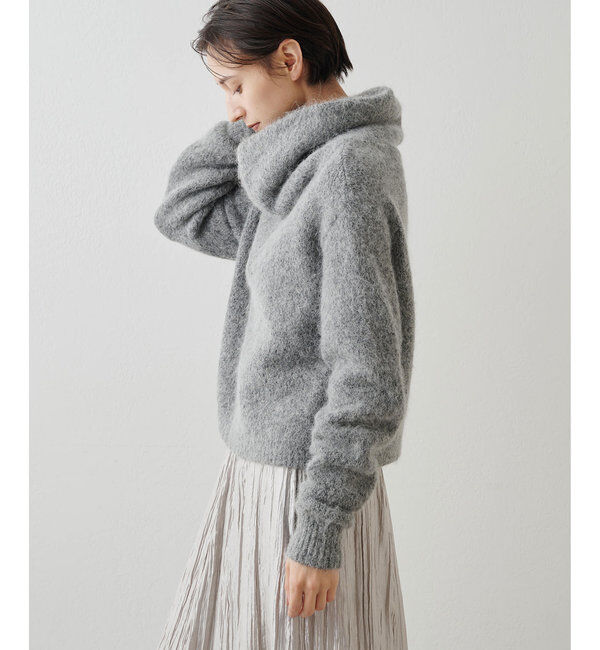 THE PAUSE「【THE PAUSE】ハーフジッププルオーバー」|ニット・セーター|