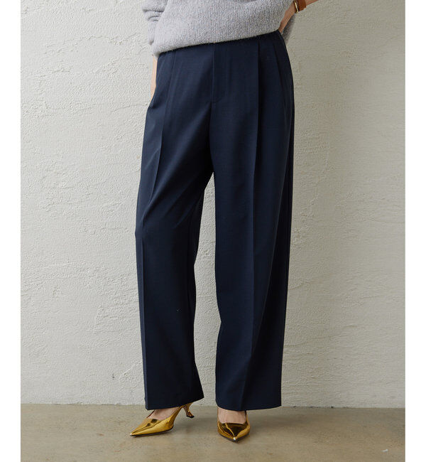  「ワイドタックパンツ」|チノ|