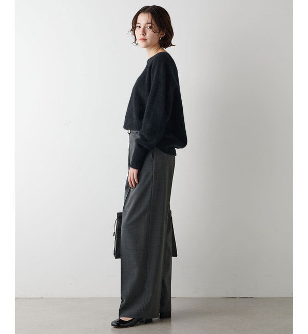  「ワイドタックパンツ」|チノ|