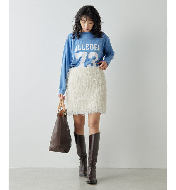  「シャギーミニスカート」|スカート|