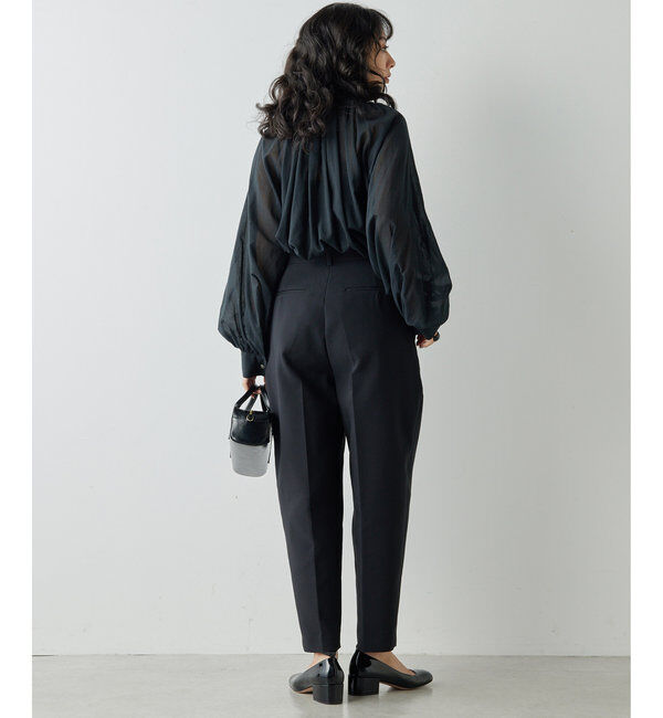  「センタープレステーパードパンツ」|チノ|