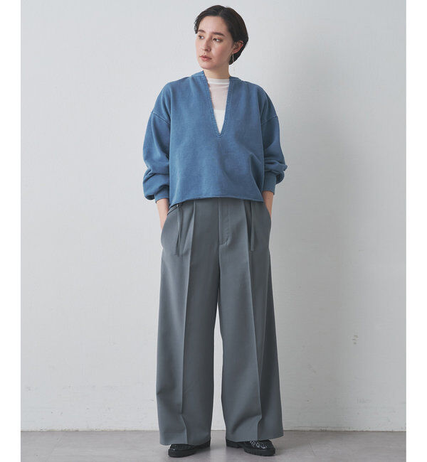  「ピグメントスウェットVプルオーバー」|Tシャツ・カットソー|