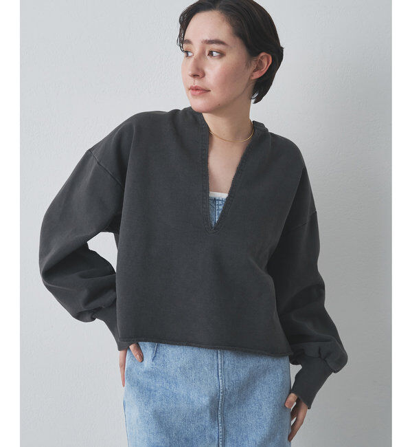  「ピグメントスウェットVプルオーバー」|Tシャツ・カットソー|