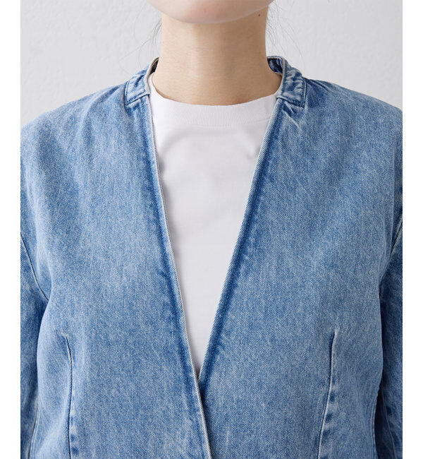  「DENIMノーカラージャケット」|その他|