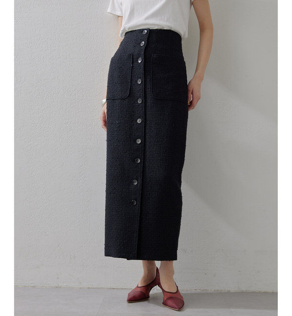  「フロントボタンスカート」|スカート|