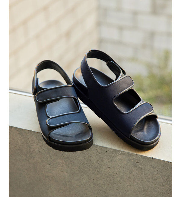 Hoaw.「【Hoaw.】ベルテッドサンダル」|サンダル|ブラック