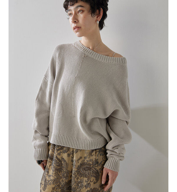  「ローゲージプルオーバー」|ニット・セーター|