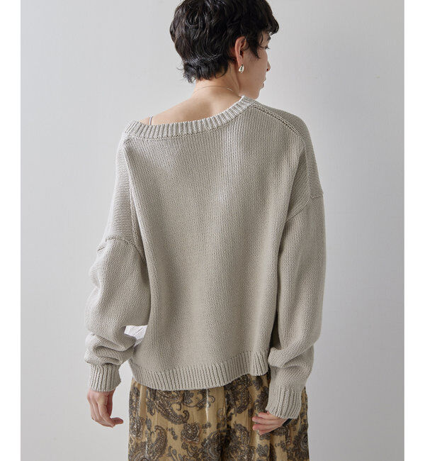  「ローゲージプルオーバー」|ニット・セーター|