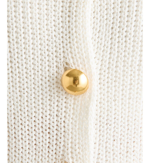  「【Drawing Numbers】ビッグ釦クルーネックカーディガン」|ニット・セーター|