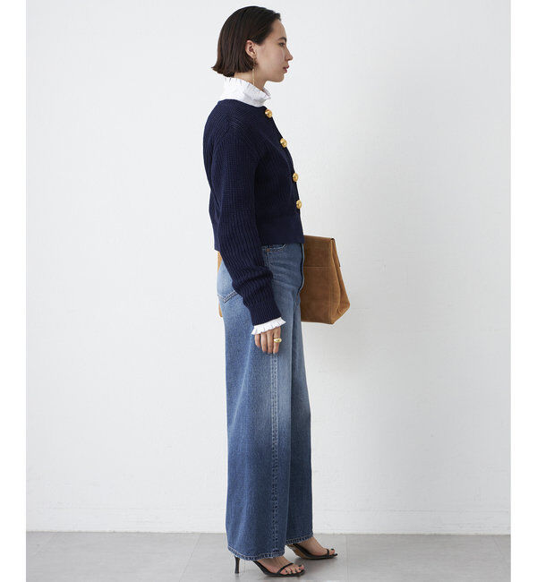  「【Drawing Numbers】ビッグ釦クルーネックカーディガン」|ニット・セーター|