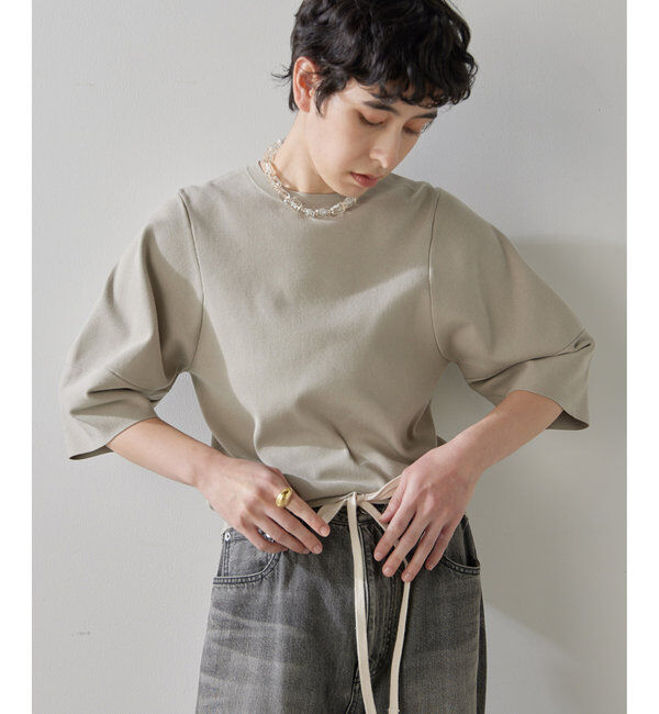  「シルエットスリーブプルオーバー」|ニット・セーター|