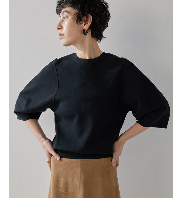  「シルエットスリーブプルオーバー」|ニット・セーター|