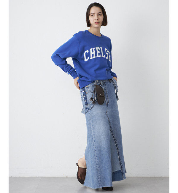  「【Jeanie Blue】SUSPENDERスカート」|ワンピース|