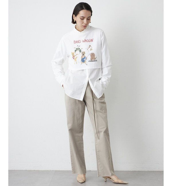  「【Jeanie Blue】PAINTED CHINOパンツ」|チノ|