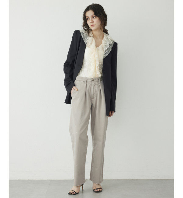  「【Jeanie Blue】PAINTED CHINOパンツ」|チノ|