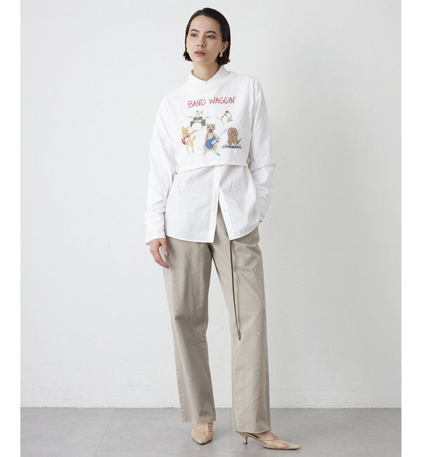  「【Jeanie Blue】PAINTED CHINOパンツ」|チノ|