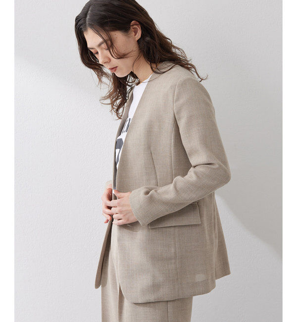  「ジュートライクノーカラージャケット」|その他|