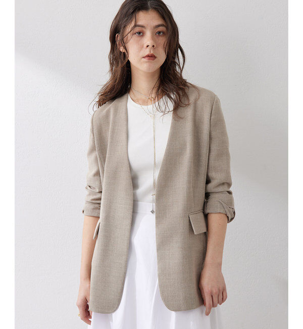  「ジュートライクノーカラージャケット」|その他|