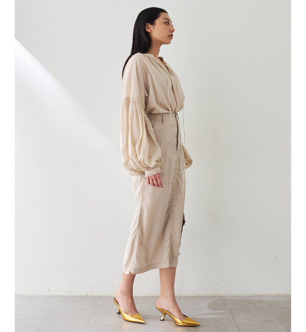  「ローンギャザーブラウス」|シャツ・ブラウス|