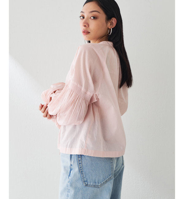  「ローンギャザーブラウス」|シャツ・ブラウス|