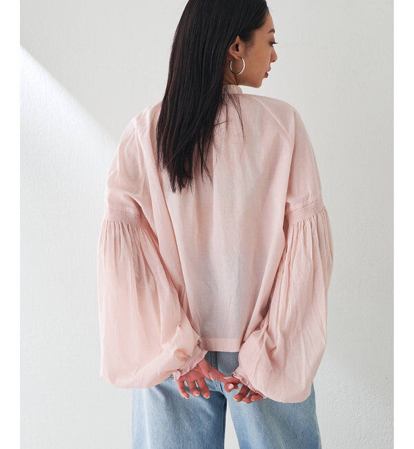  「ローンギャザーブラウス」|シャツ・ブラウス|