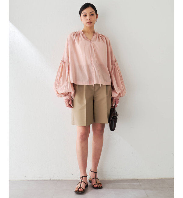  「ローンギャザーブラウス」|シャツ・ブラウス|