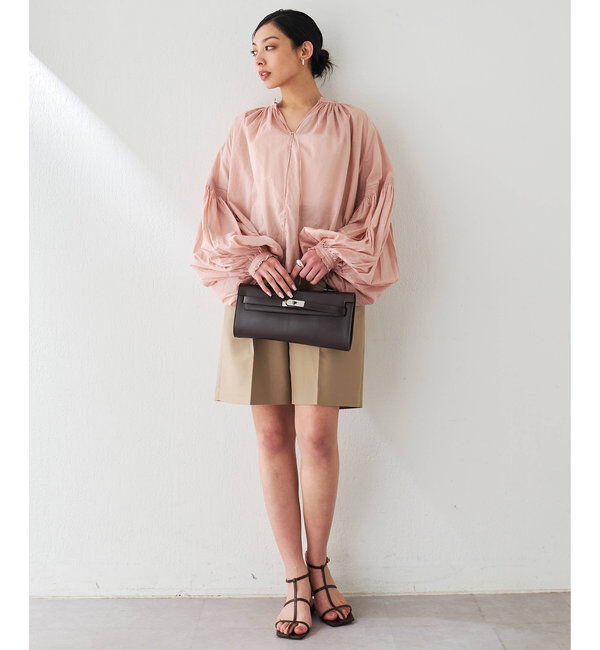  「ローンギャザーブラウス」|シャツ・ブラウス|