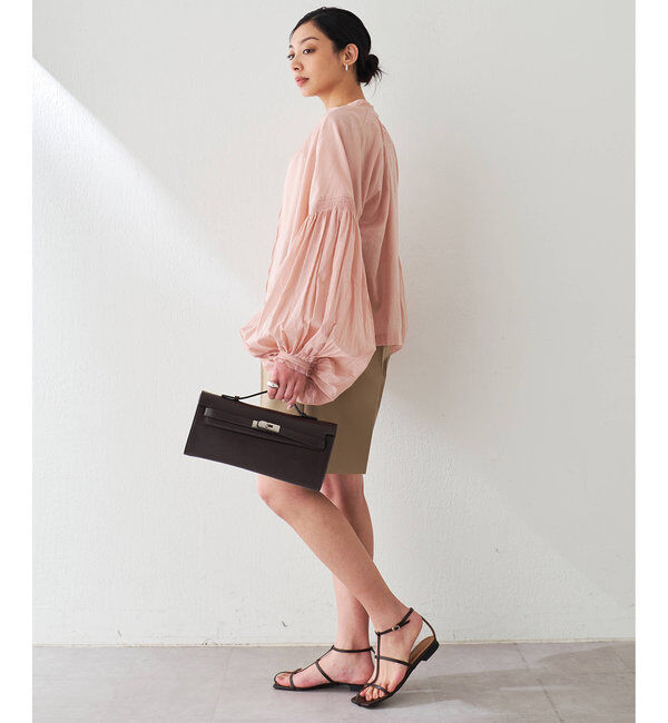  「ローンギャザーブラウス」|シャツ・ブラウス|