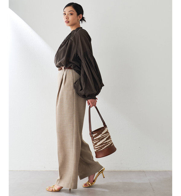  「ローンギャザーブラウス」|シャツ・ブラウス|