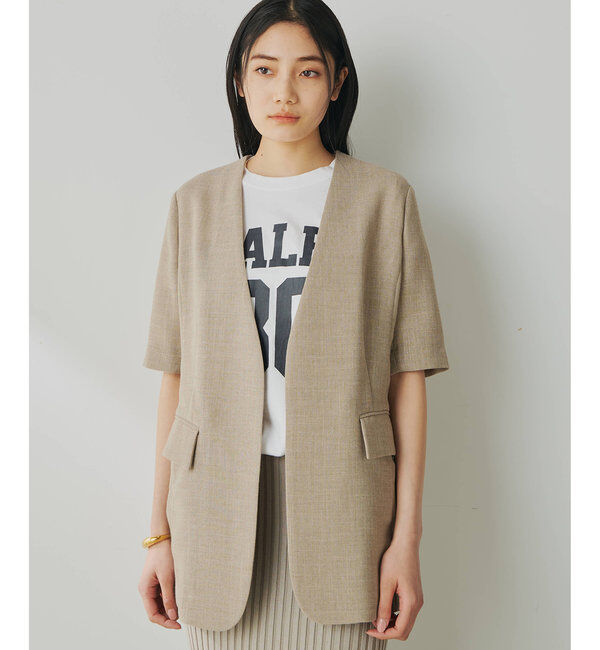  「ジュートライクハーフスリーブジャケット」|その他|