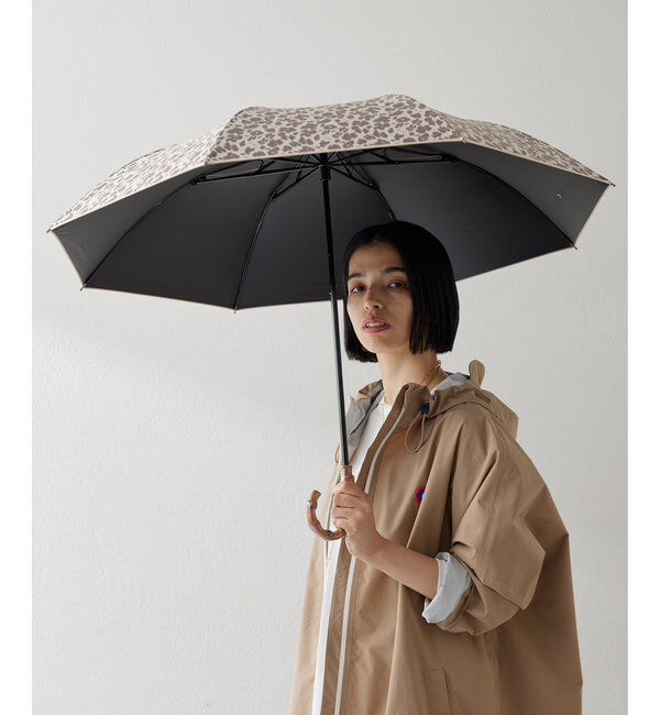  「【晴雨兼用】レオパード楽折り傘」|その他|